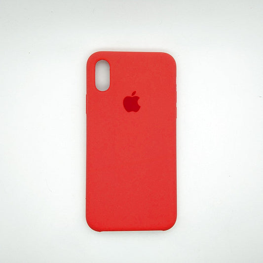 apple silicone case Velvet Hard back cover for iPhone X / XS