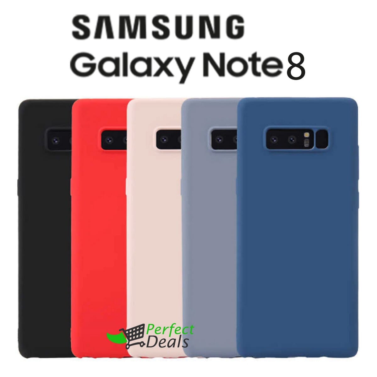 Magic Silicone slim TPU Case for Samsung Note 8