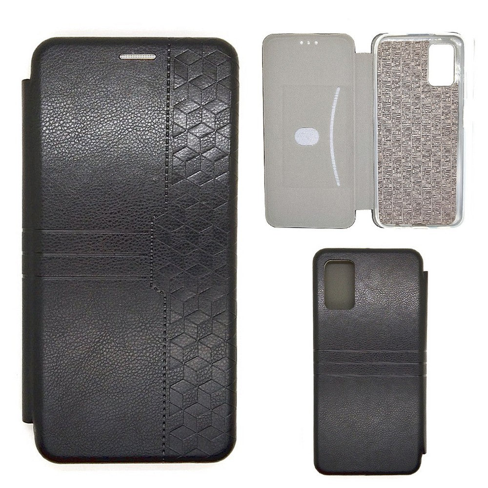 Samsung A03s / A02s / M02s Leather Pouch Case Premium Leather texture full cover