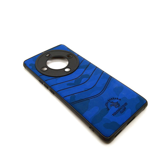 HONOR X9a POLO clothe texture case velvet Back Cover Blue