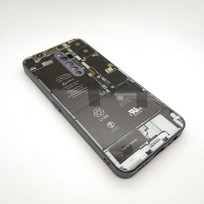Circuit Board High Quality Hard Cover Full Camera Lens Protective Case for OPPO Reno 2F