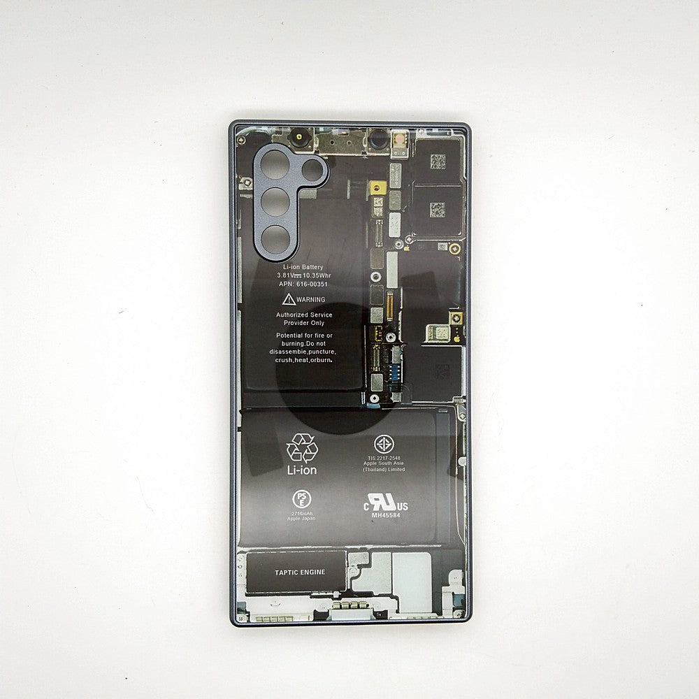 Circuit Board High Quality Hard Cover Full Camera Lens Protective Case for Samsung Note 10