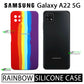 Latest Rainbow Silicone case for Samsung A22 5G