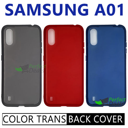 Semi Transparent TPU Case for Samsung A01