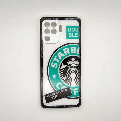 Starbucks Back Cover Hard Shel PC Case For OPPO F19 Pro