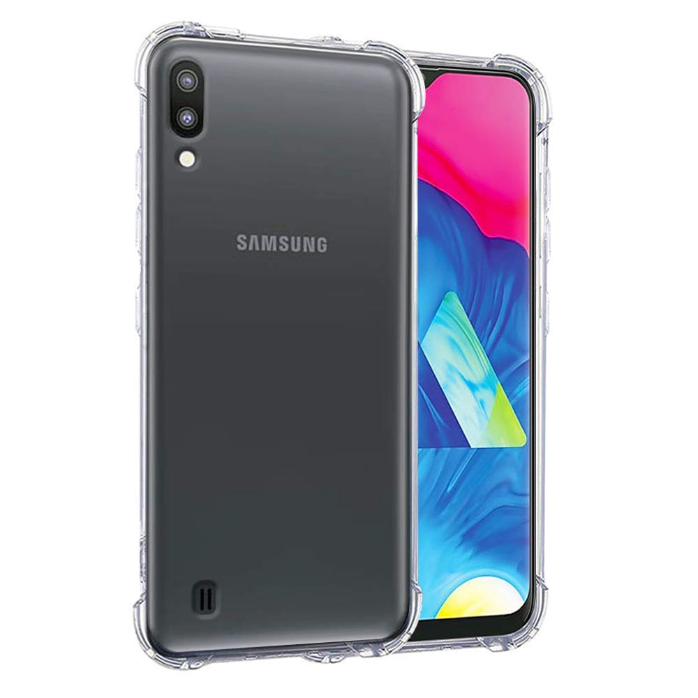 AntiShock Clear Back Cover Soft Silicone TPU Bumper case for Samsung M10