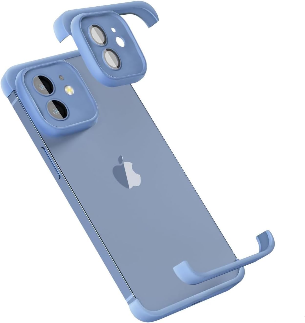 Clip Case Corner Rimless Soft TPU Clip for iPhone