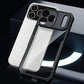 iPhone 17 Pro Shockproof Matte Black Border Aly Camera lens Protection back cover Case