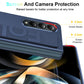 LEEKA Elastic Wristband Strap Silicone Fall Prevention Phone Case for Samsung Galaxy Z Fold 5
