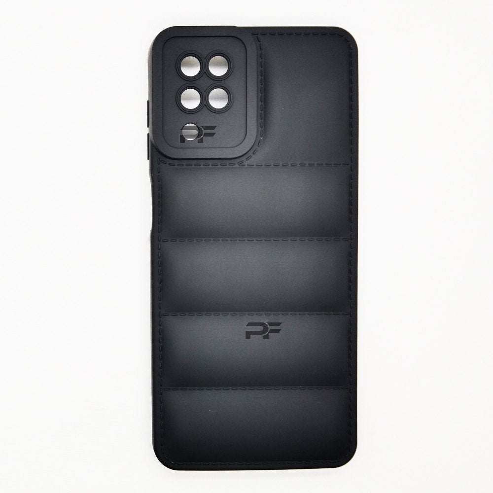 Puffer Case Jacket Cushion Back Cover for Samsung A12 4G