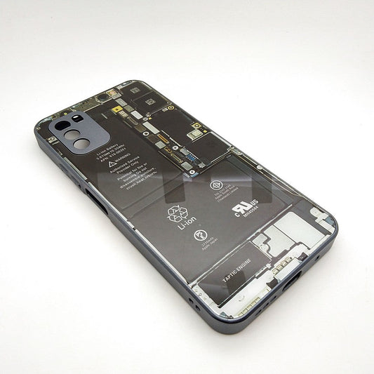 Circuit Board High Quality Hard Cover Full Camera Lens Protective Case for Xiaomi POCO M3
