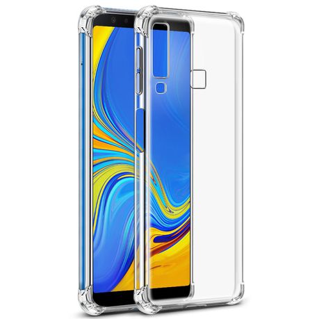 AntiShock Clear Back Cover Soft Silicone TPU Bumper case for Samsung A9 2018