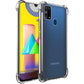 AntiShock Clear Back Cover Soft Silicone TPU Bumper case for Samsung M31