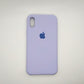 apple silicone case Velvet Hard back cover for iPhone XR