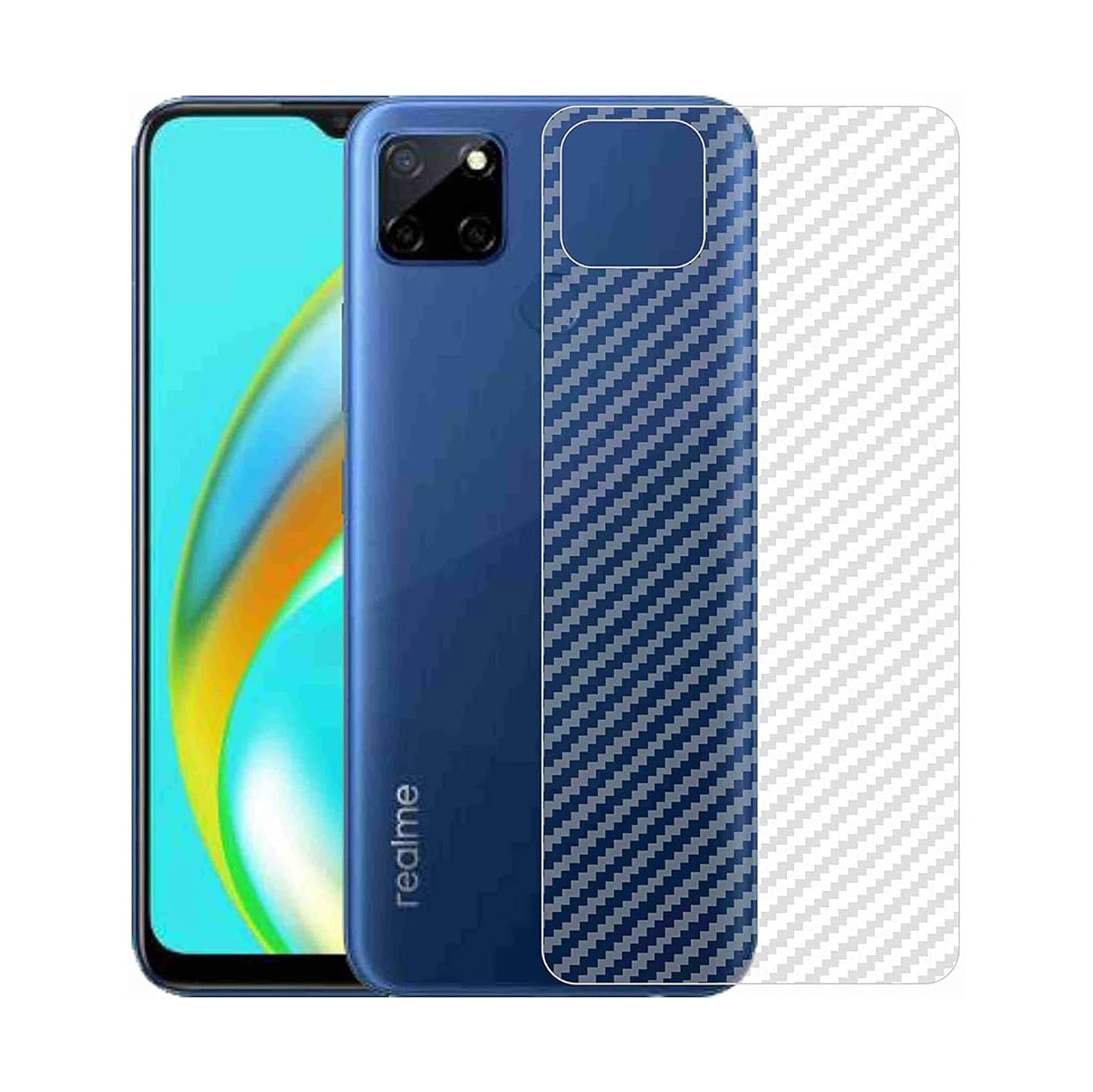 Carbon Back Sticker for Realme