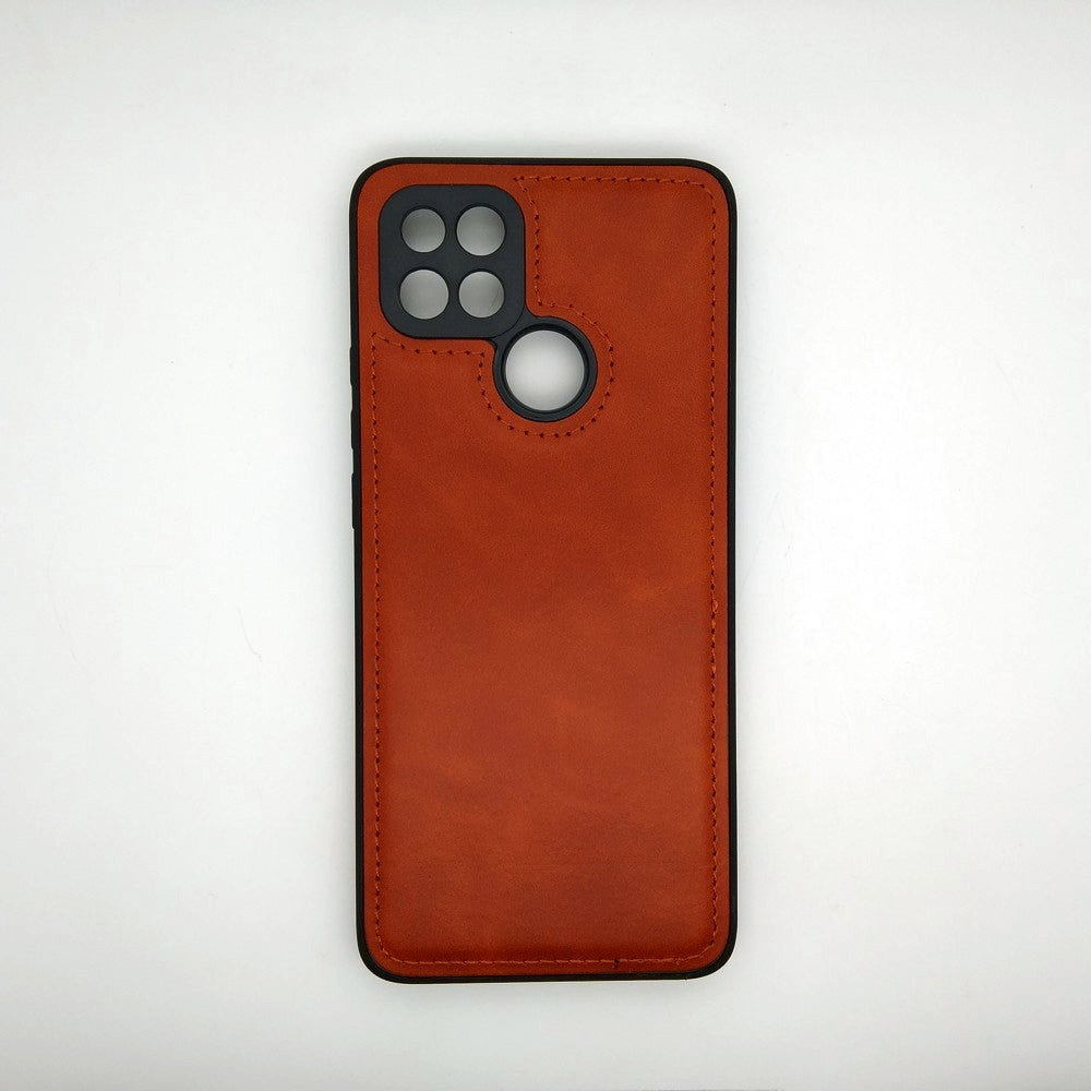 Luxury Leather Case Protection Phone Case Back Cover for OPPO A15