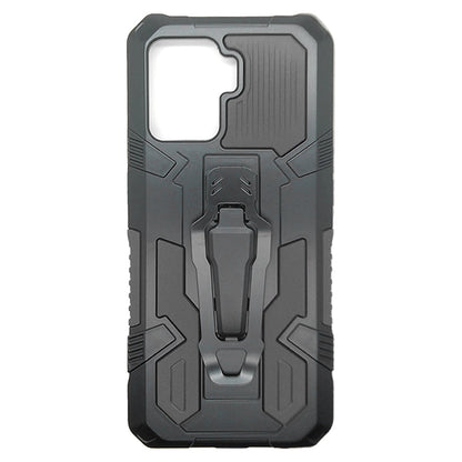 iCrystal Hybrid Anti Shock Case with Holder and Stand for OPPO F19 Pro