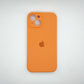 apple silicone case Velvet Hard back cover for iPhone 14