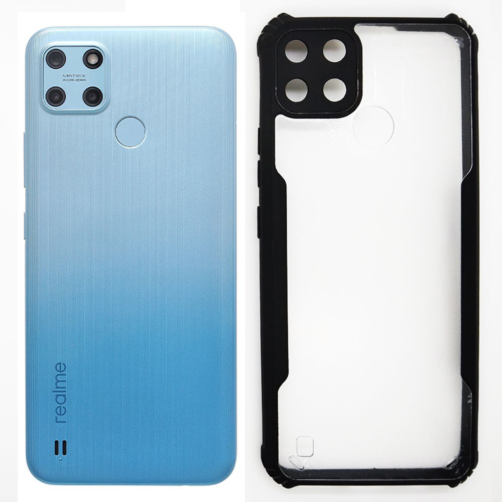 iPaky Soft Silicone TPU Bumper Case For Realme C25Y