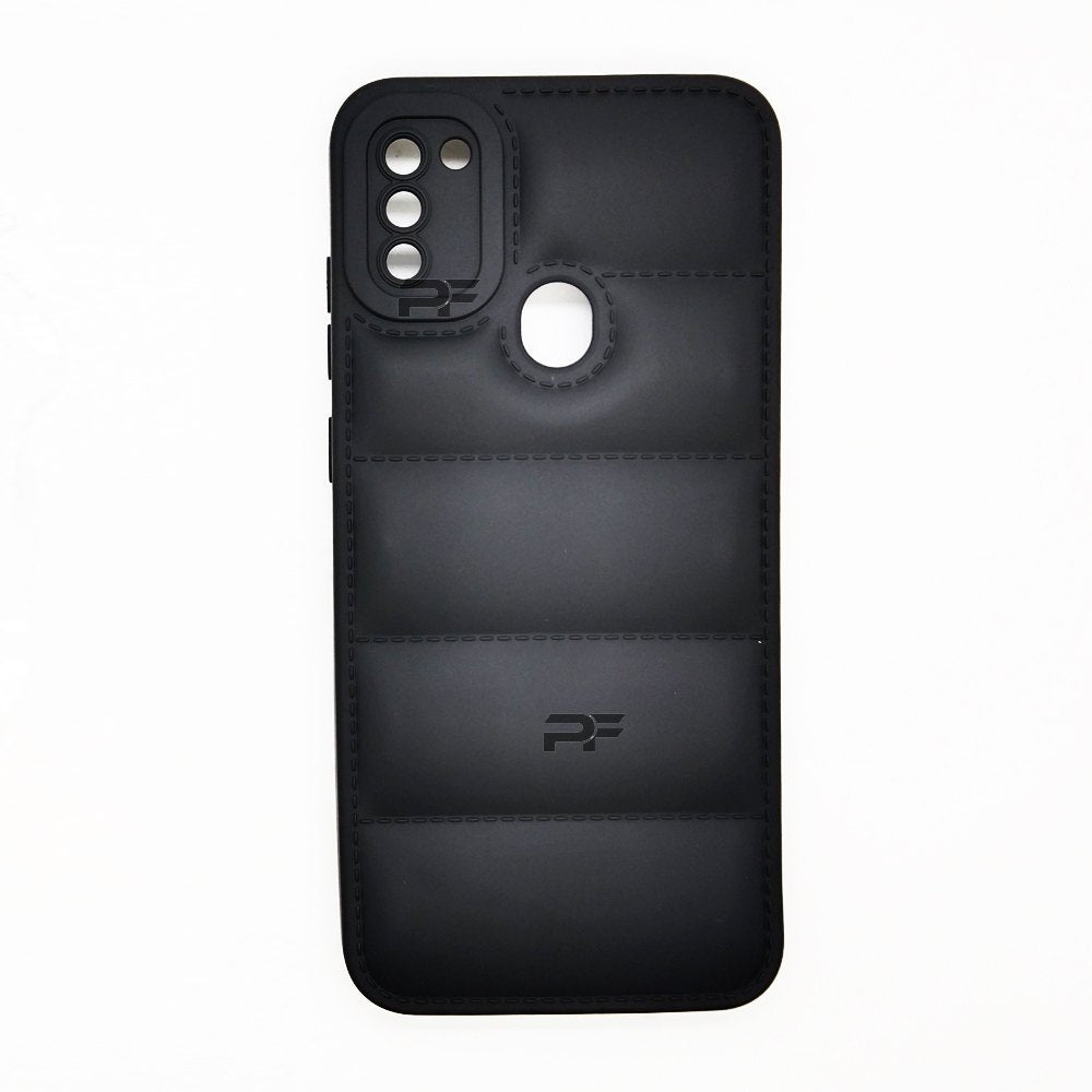 Puffer Case Jacket Cushion Back Cover for Samsung M11