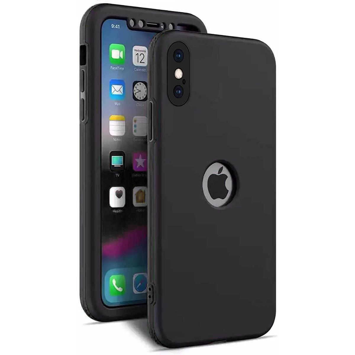 Rubber 360° TPU Case for apple iPhone X / Xs