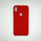 apple silicone case Velvet Hard back cover for iPhone Xs Max