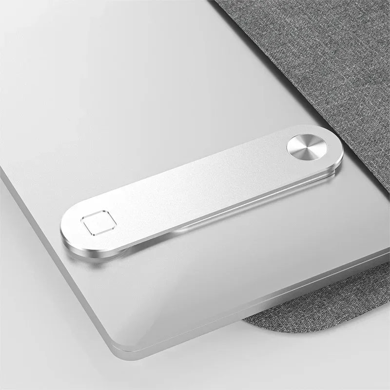 Adjustable Magnetic Folding Laptop Screen Support and Phone/Tablet Side Mount Holder Bracket
