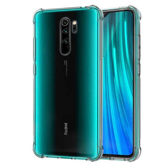 AntiShock Clear Back Cover Soft Silicone TPU Bumper case for Redmi Note 8 Pro
