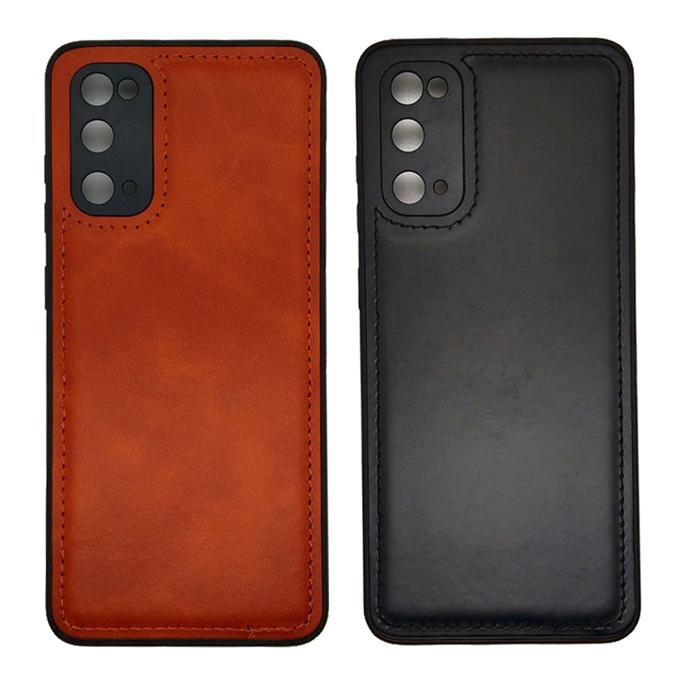 Luxury Leather Case Protection Phone Case Back Cover for Samsung S20