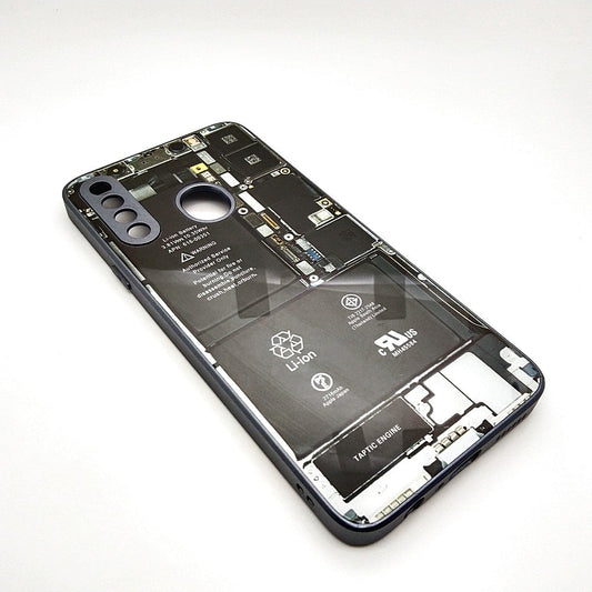 Circuit Board High Quality Hard Cover Full Camera Lens Protective Case for Samsung A20s