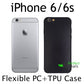 Black Custom Decal Print Slim Case for apple iPhone 6