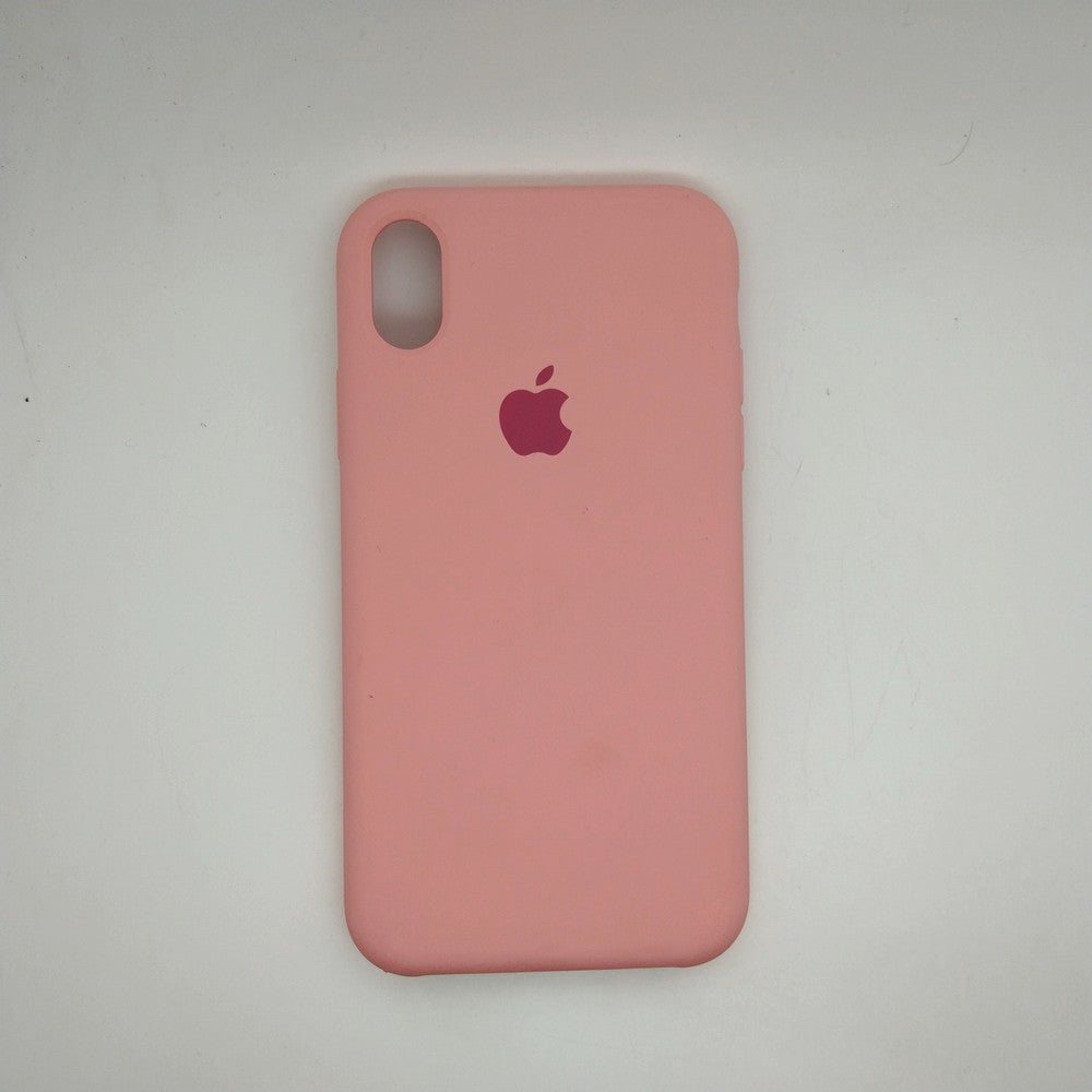 apple silicone case Velvet Hard back cover for iPhone XR