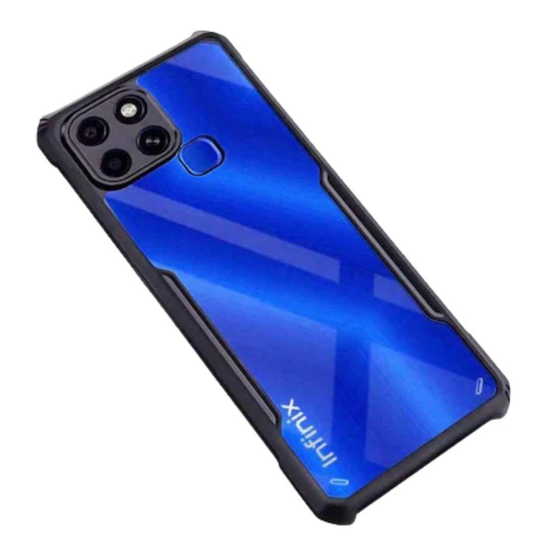 infinix Smart 6 case Matte Black Back Cover Soft Silicone TPU Bumper case