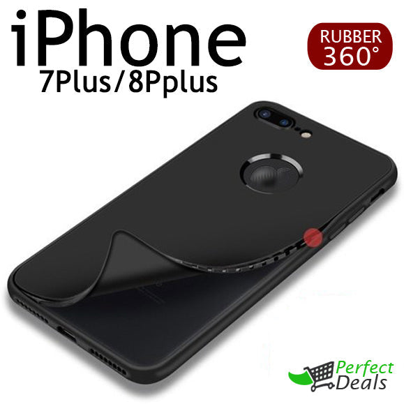 Rubber 360° TPU Case for apple iPhone 7 Plus