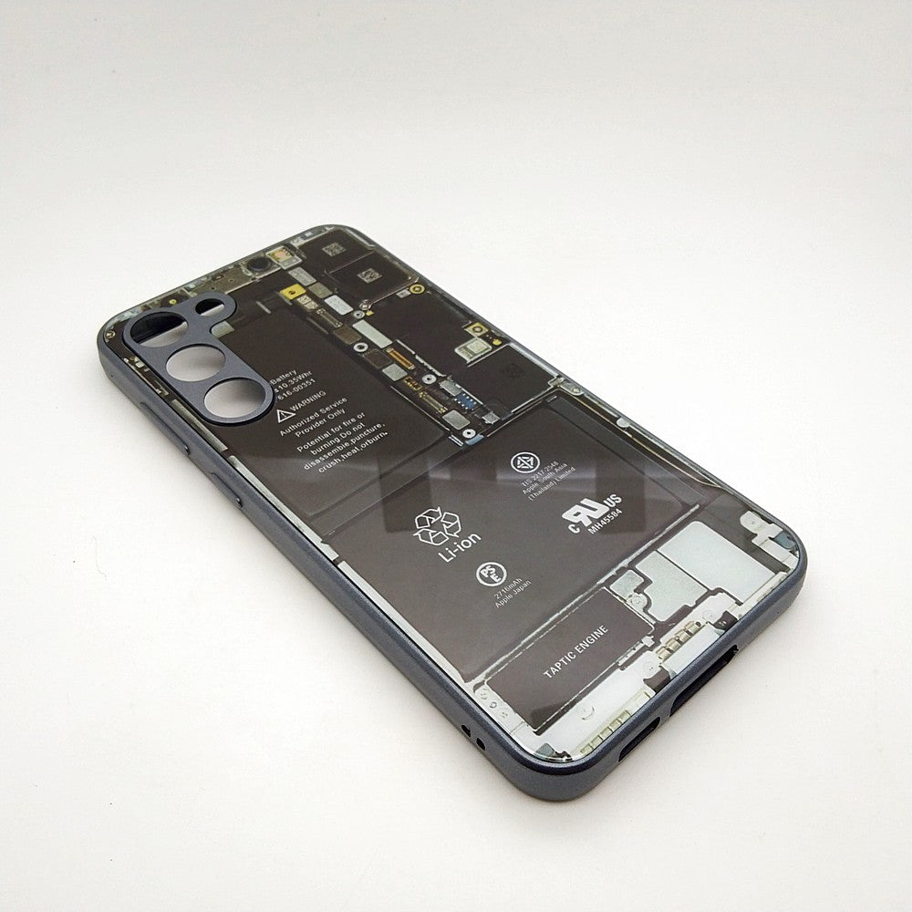 Circuit Board High Quality Hard Cover Full Camera Lens Protective Case for Samsung S23 PLUS