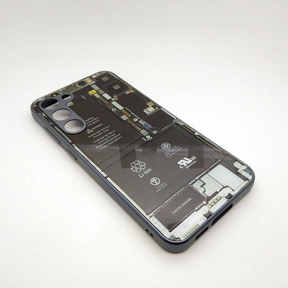 Circuit Board High Quality Hard Cover Full Camera Lens Protective Case for Samsung S23 PLUS