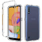AntiShock Clear Back Cover Soft Silicone TPU Bumper case for Samsung A01