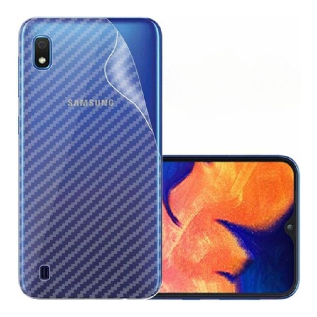 Carbon Back Sticker for Samsung Mobile
