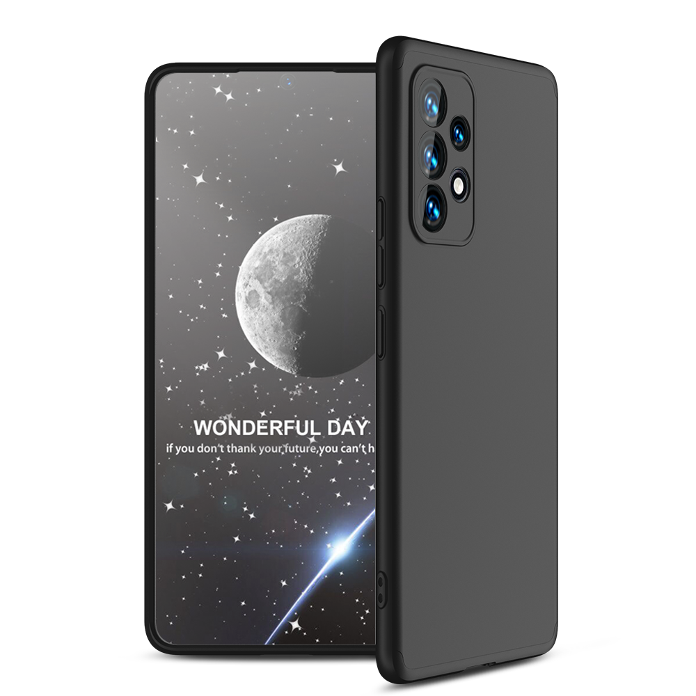 LEEKA Samsung A53 Full 3in1 Cover 360º Shockproof Armor Hard Matte PC Case