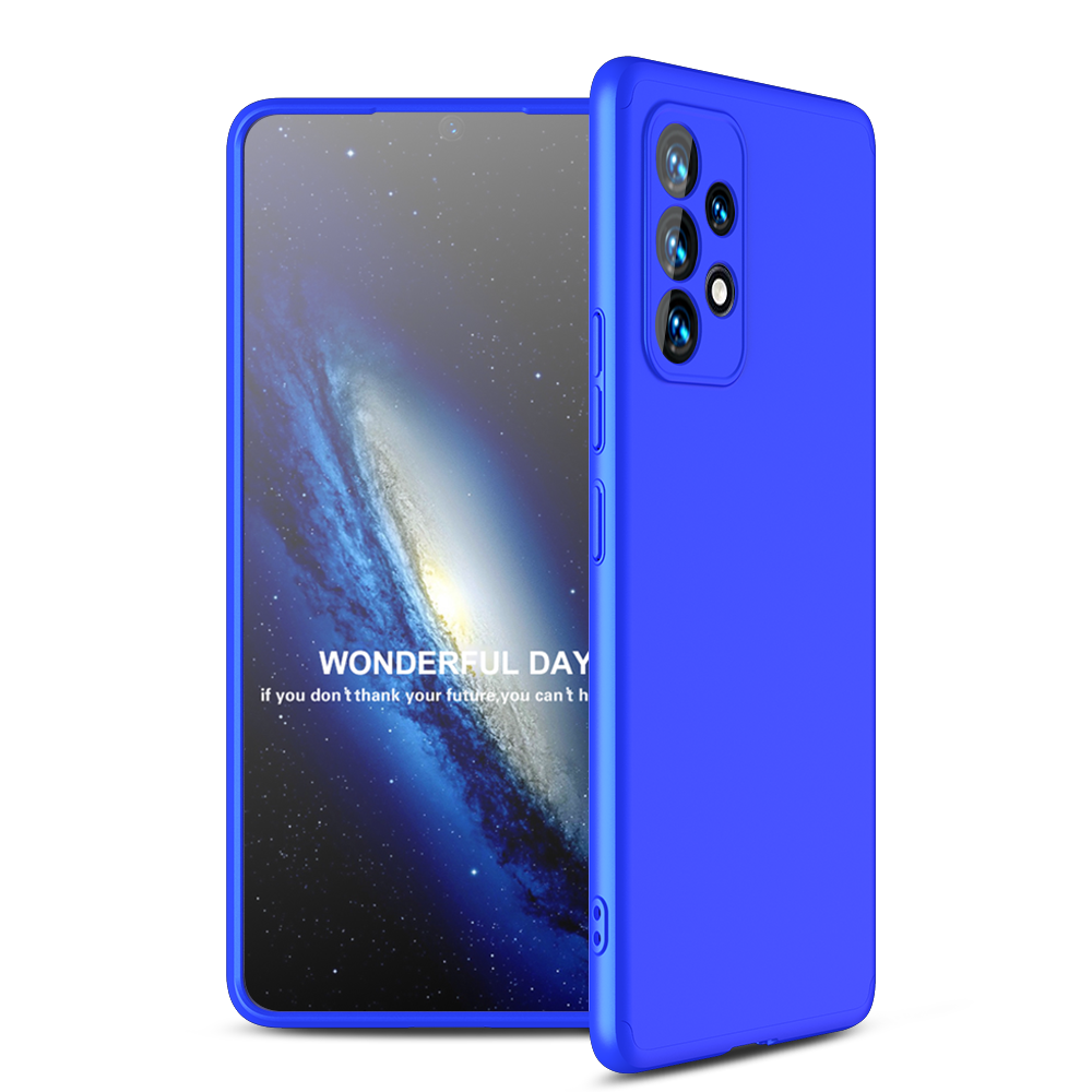 LEEKA Samsung A53 Full 3in1 Cover 360º Shockproof Armor Hard Matte PC Case