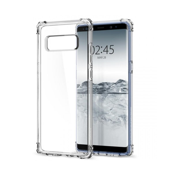 AntiShock Clear Back Cover Soft Silicone TPU Bumper case for Samsung Note 8