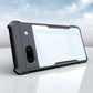 iPaky Google Pixel 6A Shockproof Matte Black Border Camera lens Protection back cover Case