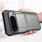 iPaky Google Pixel 9 Pro Shockproof Matte Black Border Camera lens Protection back cover Case