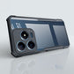 iPaky Realme C63 Shockproof Matte Black Border Camera lens Protection back cover Case