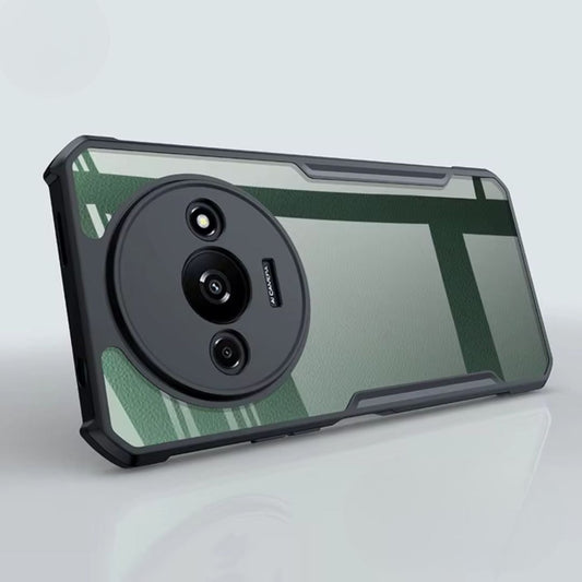 iPaky Redmi A3 Shockproof Matte Black Border Camera lens Protection back cover Case