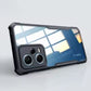 iPaky Redmi Note 12 Pro Plus Shockproof Matte Black Border Camera lens Protection back cover Case