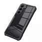 iPaky Samsung S23 Plus Shockproof Matte Black Border Camera lens Protection back cover Case