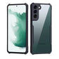 iPaky Samsung S23 Plus Shockproof Matte Black Border Camera lens Protection back cover Case