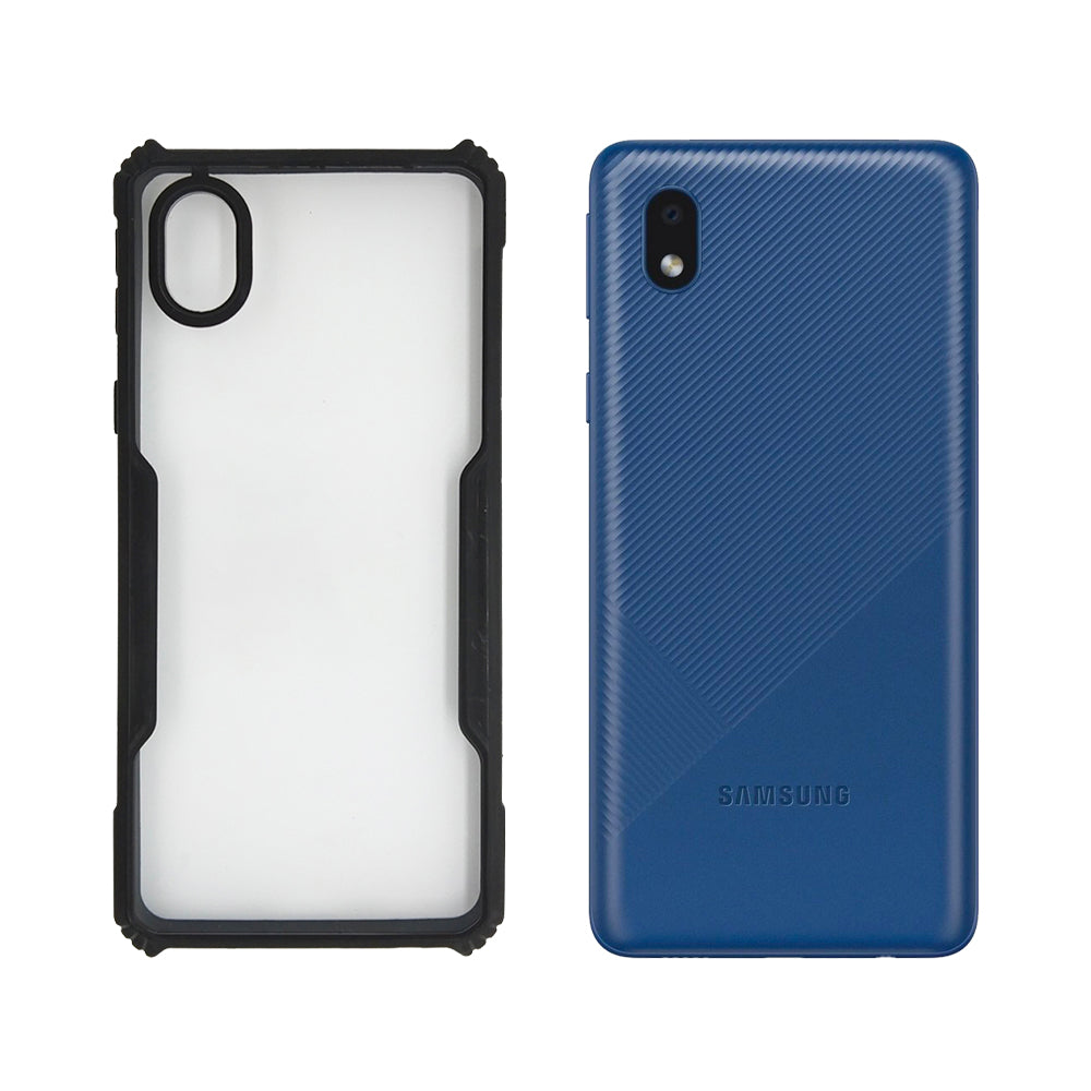 iPaky Soft Silicone TPU Bumper Case For Samsung A01 Core