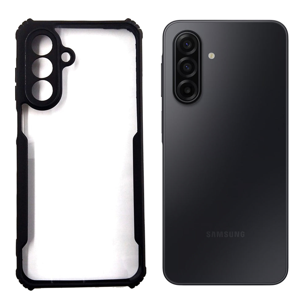 Samsung A17 case Matte Black Back Cover Soft Silicone TPU Bumper case